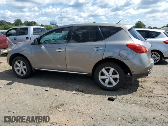 2010 Nissan Murano SL with VIN JN8AZ1MW2AW134235, listed as a Copart auction lot 66165894 with 186,595 mi miles and Salvage Title. Bid and sale history available at carsss.com. Image 2.