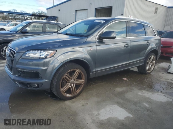 2014 Audi Q7 3.0T S line Prestige with VIN WA1DGAFE2ED004471, listed as a Copart auction lot 48021885 with 103,665 mi miles and Salvage Title. Bid and sale history available at carsss.com. Image 1.
