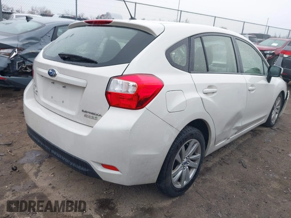 2016 Subaru Impreza Premium with VIN JF1GPAB65G8273227, listed as a IAAI auction lot 41999600 with Not provided miles and . Bid and sale history available at DreamBid. Image 4.