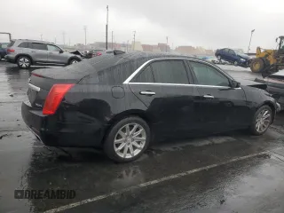 2015 Cadillac CTS Luxury RWD with VIN 1G6AR5SX4F0112846, listed as a Copart auction lot 86816684 with 86,025 mi miles and Salvage Title. Bid and sale history available at DreamBid. Image 3.