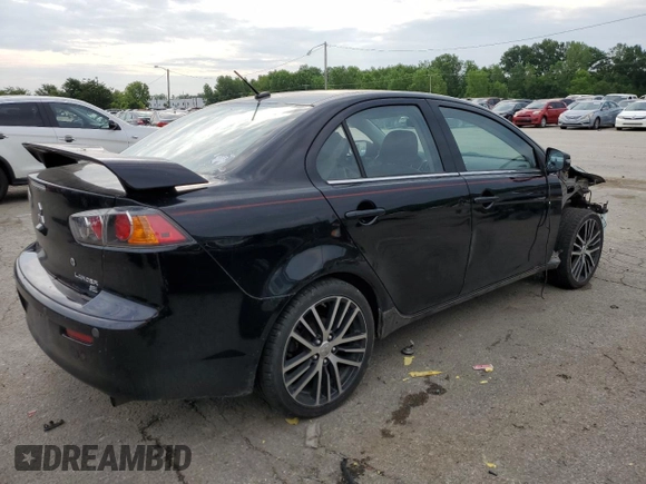 2017 Mitsubishi Lancer ES with VIN JA32V2FW0HU007857, listed as a Copart auction lot 63596254 with 175,231 mi miles and Salvage Title. Bid and sale history available at carsss.com. Image 3.