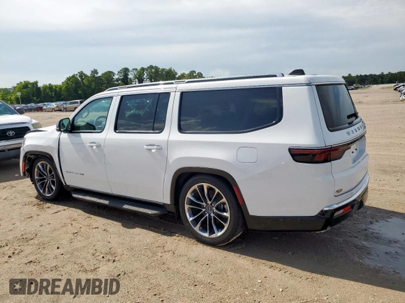 2024 Jeep Wagoneer Series II with VIN 1C4SJSBP8RS141198, listed as a Copart auction lot 65029925 with 318 mi miles and Salvage title. Bid and sale history available at DreamBid. Image 2.