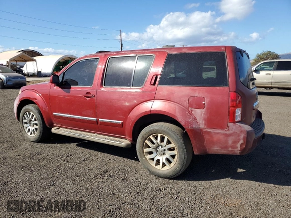 2008 Nissan Pathfinder LE with VIN 5N1BR18B78C612499, listed as a Copart auction lot 75903354 with 0 mi miles and Salvage Title. Bid and sale history available at carsss.com. Image 2.