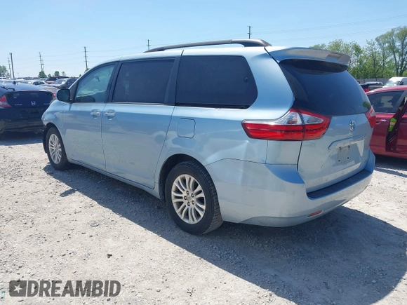 2016 Toyota Sienna XLE with VIN 5TDYK3DC9GS708693, listed as a IAAI auction lot 42231532 with 153,865 mi miles and . Bid and sale history available at DreamBid. Image 3.