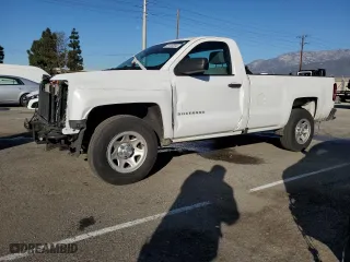 2018 Chevrolet Silverado 1500 LS with VIN 1GCNCNEHXJZ210143, listed as a Copart auction lot 81136304 with 52,197 mi miles and Salvage Title. Bid and sale history available at carsss.com. Image 1.
