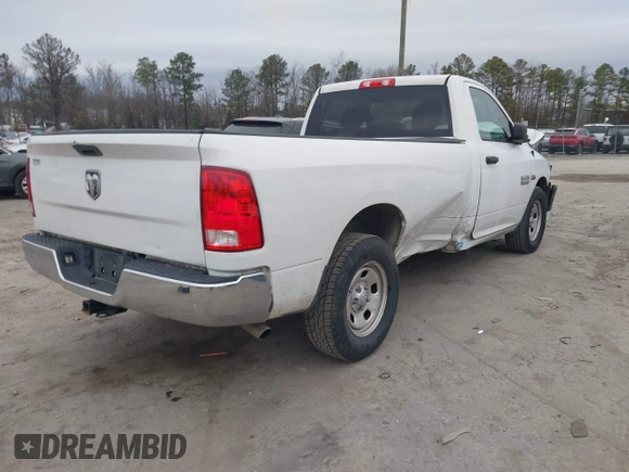 2016 Ram 1500 Tradesman with VIN 3C6JR6DT2GG261791, listed as a IAAI auction lot 41475013 with 100,013 mi miles and . Bid and sale history available at DreamBid. Image 4.