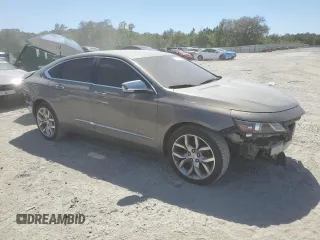 2018 Chevrolet Impala Premier with VIN 2G1125S3XJ9135697, listed as a Copart auction lot 52821965 with 122,546 mi miles and Salvage Title. Bid and sale history available at DreamBid. Image 4.