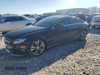 2015 Mercedes-Benz CLS-Class CLS 400 with VIN WDDLJ6HB6FA143787, listed as a Copart auction lot 79717144 with 142,100 mi miles and Clean Title. Bid and sale history available at carsss.com. Image 1.