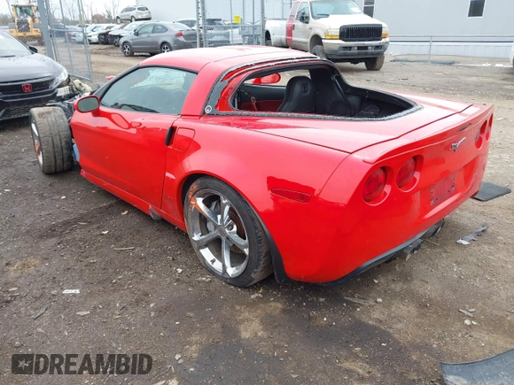 2011 Chevrolet Corvette Z16 Grand Sport 3LT with VIN 1G1YW2DW6B5110075, listed as a IAAI auction lot 41858672 with 69,862 mi miles and . Bid and sale history available at DreamBid. Image 3.