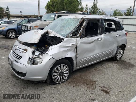 2014 FIAT 500L Easy with VIN ZFBCFABH0EZ024955, listed as a Copart auction lot 82365864 with Not Provided miles and Salvage Title. Bid and sale history available at DreamBid. Image 1.