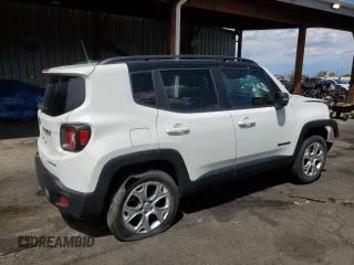 2020 Jeep Renegade Limited with VIN ZACNJBD12LPM02664, listed as a Copart auction lot 55297675 with 58,957 mi miles and Salvage title. Bid and sale history available at DreamBid. Image 3.