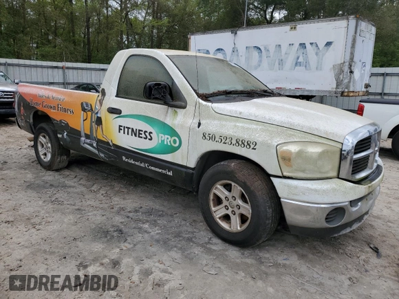 2007 Dodge 1500 SLT with VIN 1D7HA16P97J579980, listed as a Copart auction lot 51543835 with Not Provided miles and Clean Title. Bid and sale history available at DreamBid. Image 4.
