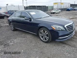 2020 Mercedes-Benz S with VIN WDDUG8GB3LA517882, listed as a IAAI auction lot 42008677 with 93,525 mi miles. Bid and sale history available at carsss.com. Image 1.