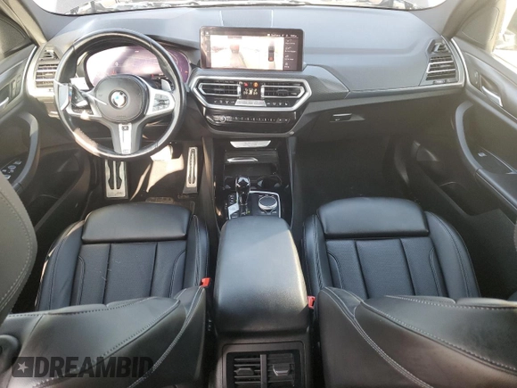 2023 BMW X3 sDrive30i z VIN 5UX43DP05P9P87523, wystawiony jako Copart lot #56310965 z przebiegiem 24 834 mil mil oraz Szkoda całkowita • Salvage title. Historia ofert i sprzedaży dostępna na DreamBid. Obrazek 8.
