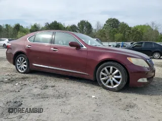 2008 Lexus LS 460 with VIN JTHBL46F285079509, listed as a Copart auction lot 52600035 with 208,811 mi miles and Clean Title. Bid and sale history available at carsss.com. Image 4.
