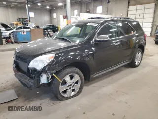 2012 Chevrolet Equinox LTZ with VIN 2GNFLGEK6C6385670, listed as a Copart auction lot 51001285 with 184,223 mi miles and Salvage Title. Bid and sale history available at carsss.com. Image 1.