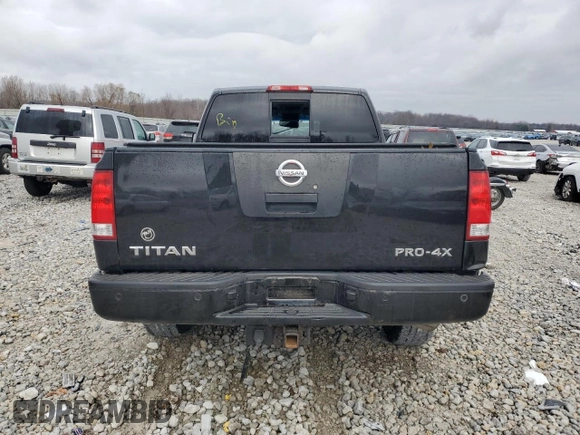 2011 Nissan Titan PRO-4X with VIN 1N6AA0CC7BN302024, listed as a Copart auction lot 80834444 with Not Provided miles and Clean Title. Bid and sale history available at carsss.com. Image 6.
