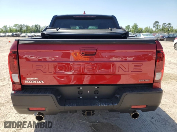 2024 Honda Ridgeline Sport z VIN 5FPYK3F16RB013811, wystawiony jako Copart lot #52457555 z przebiegiem 8 293 mil mil oraz Szkoda całkowita • Salvage title. Historia ofert i sprzedaży dostępna na DreamBid. Obrazek 6.