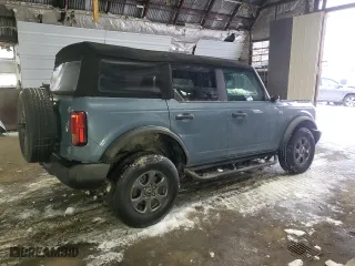 2023 Ford Bronco with VIN 1FMDE5BHXPLB65240, listed as a Copart auction lot 44208175 with 55,537 mi miles and Salvage Title. Bid and sale history available at carsss.com. Image 3.
