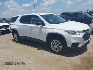 2020 Chevrolet Traverse LS with VIN 1GNERFKW0LJ144119, listed as a IAAI auction lot 42561910 with 136,035 mi miles and . Bid and sale history available at DreamBid. Image 1.