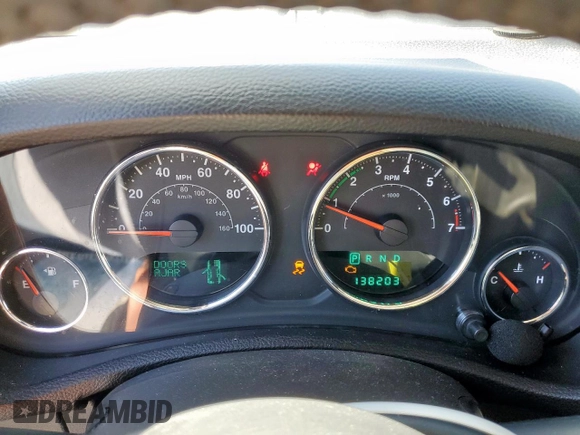 2014 Jeep Wrangler Unlimited Sport with VIN 1C4BJWDG2EL294829, listed as a Copart auction lot 51921685 with 138,203 mi miles and Salvage Title. Bid and sale history available at DreamBid. Image 9.