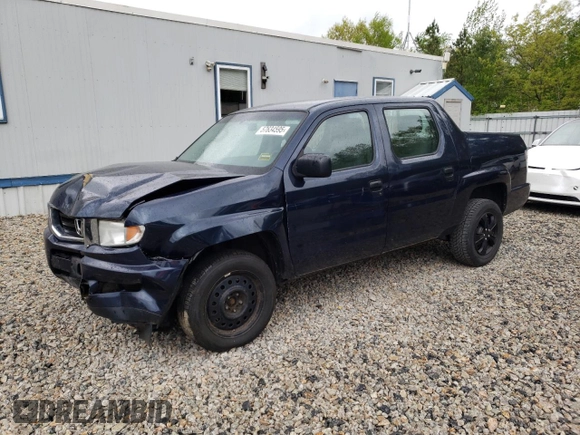 2012 Honda Ridgeline RT with VIN 5FPYK1F27CB454710, listed as a Copart auction lot 57634595 with 168,131 mi miles and Salvage title. Bid and sale history available at DreamBid. Image 1.