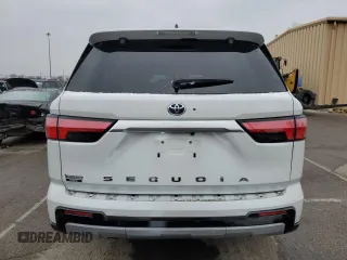 2023 Toyota Sequoia SR5 with VIN 7SVAAABAXPX007350, listed as a Copart auction lot 44490015 with 23,827 mi miles and Salvage Title. Bid and sale history available at carsss.com. Image 6.