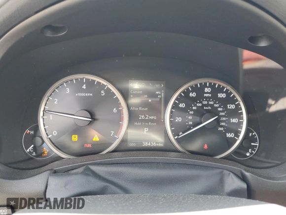 2020 Lexus NX 300 with VIN JTJGARDZ0L5004482, listed as a Copart auction lot 64553215 with 38,436 mi miles and Salvage title. Bid and sale history available at DreamBid. Image 9.