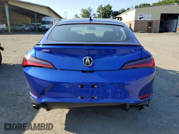 2023 Acura Integra w/A-Spec Package with VIN 19UDE4H36PA023054, listed as a Copart auction lot 68384024 with 14,481 mi miles and Salvage Title. Bid and sale history available at carsss.com. Image 6.