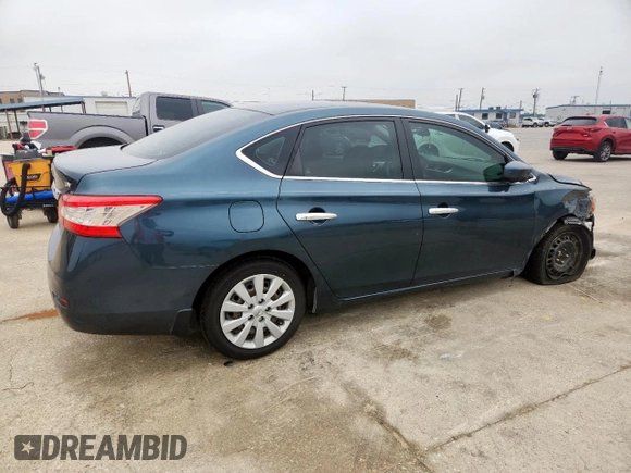 2014 Nissan Sentra SV with VIN 3N1AB7AP3EY328581, listed as a Copart auction lot 58059755 with 101,863 mi miles and Salvage title. Bid and sale history available at DreamBid. Image 3.