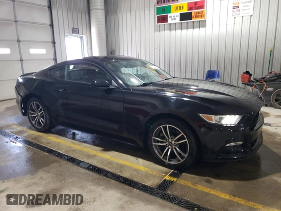2016 Ford Mustang EcoBoost with VIN 1FA6P8TH6G5207470, listed as a Copart auction lot 53708595 with 43,349 mi miles and Salvage Title. Bid and sale history available at carsss.com. Image 4.