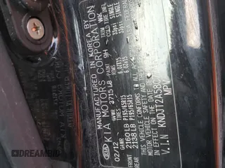 2012 Kia Soul with VIN KNDJT2A58C7745351, listed as a Copart auction lot 46254015 with 135,323 mi miles and Salvage Title. Bid and sale history available at carsss.com. Image 14.