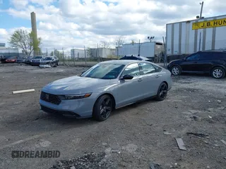 2024 Honda Accord Sport-L with VIN 1HGCY2F79RA065783, listed as a IAAI auction lot 42059481 with 7,390 mi miles and . Bid and sale history available at DreamBid. Image 6.