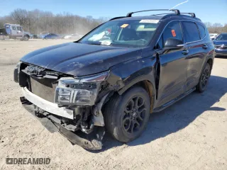 2022 Hyundai Santa Fe SEL with VIN 5NMS64AJXNH381983, listed as a Copart auction lot 46093935 with 122,116 mi miles and Salvage Title. Bid and sale history available at carsss.com. Image 1.
