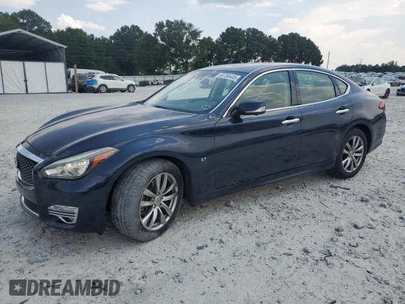 2016 Infiniti Q70 with VIN JN1BY1AP2GM221138, listed as a Copart auction lot 63780435 with 134,042 mi miles and Salvage title. Bid and sale history available at DreamBid. Image 1.