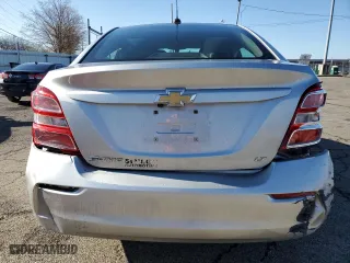 2017 Chevrolet Sonic LT with VIN 1G1JD5SH9H4124595, listed as a Copart auction lot 50126025 with 96,612 mi miles and Salvage Title. Bid and sale history available at carsss.com. Image 6.
