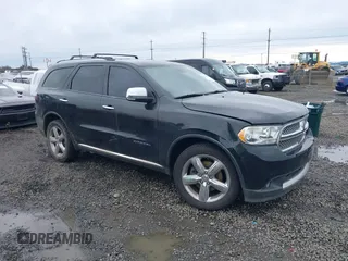 2013 Dodge Durango Citadel with VIN 1C4SDHET9DC510172, listed as a IAAI auction lot 41829385 with 133,710 mi miles and . Bid and sale history available at carsss.com. Image 1.