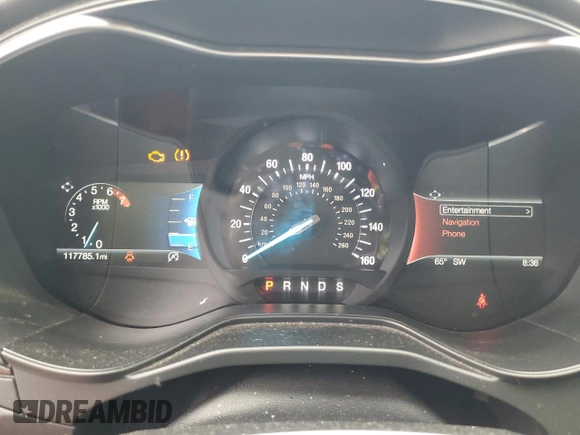 2020 Ford Fusion Titanium with VIN 3FA6P0K93LR193398, listed as a Copart auction lot 54549335 with 117,785 mi miles and Clean title. Bid and sale history available at DreamBid. Image 9.