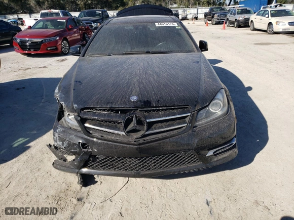 2015 Mercedes-Benz C-Class C 250 with VIN WDDGJ4HBXFG405037, listed as a Copart auction lot 44010175 with 138,266 mi miles and Salvage Title. Bid and sale history available at carsss.com. Image 5.