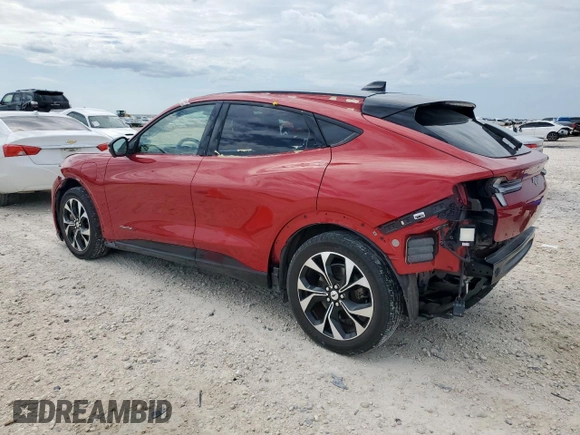 2021 Ford Mustang Mach-E Premium с VIN 3FMTK3R77MMA44925, выставлен на аукционе Copart как лот 64307295 с пробегом 30 714 миль миль и Списание • Salvage title. История ставок и продаж доступна на DreamBid. Изображение 2.