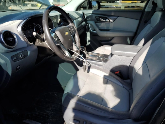 2019 Chevrolet Blazer with VIN 3GNKBHRS9KS700320, listed as a Copart auction lot 42675355 with 53,417 mi miles and Salvage title. Bid and sale history available at DreamBid. Image 7.