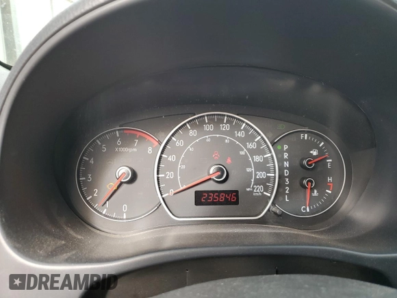 2009 Suzuki SX4 with VIN JS2YA411895100156, listed as a Copart auction lot 77779704 with 235,846 mi miles and Salvage Title. Bid and sale history available at carsss.com. Image 8.