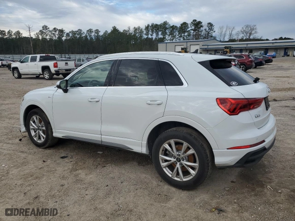 2024 Audi Q3 S line Premium with VIN WA1DECF34R1170613, listed as a Copart auction lot 41694995 with 8,994 mi miles and Salvage Title. Bid and sale history available at carsss.com. Image 2.