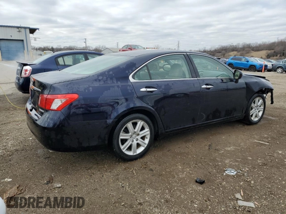 2007 Lexus ES 330 with VIN JTHBJ46G072122677, listed as a Copart auction lot 51178345 with 125,654 mi miles and Salvage Title. Bid and sale history available at DreamBid. Image 3.