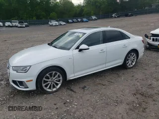 2019 Audi A4 Premium with VIN WAUDNAF42KA037712, listed as a Copart auction lot 54395215 with 65,475 mi miles and Clean Title. Bid and sale history available at DreamBid. Image 1.
