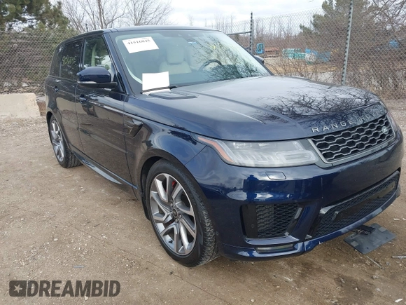 2022 Land Rover Range Rover Sport HSE Dynamic with VIN SALWR2SE1NA238714, listed as a IAAI auction lot 41516845 with 52,325 mi miles and . Bid and sale history available at DreamBid. Image 1.
