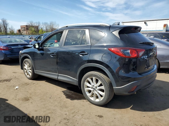 2014 Mazda CX-5 Grand Touring with VIN JM3KE4DY1E0363195, listed as a Copart auction lot 53604905 with 201,188 mi miles and Salvage Title. Bid and sale history available at carsss.com. Image 2.