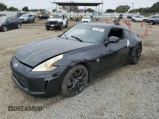 2015 Nissan 370Z with VIN JN1AZ4EH8FM444456, listed as a Copart auction lot 76279024 with 58,513 mi miles and Salvage Title. Bid and sale history available at carsss.com. Image 1.