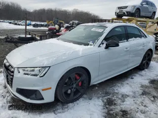 2019 Audi S4 Premium Plus with VIN WAUB4AF43KA119779, listed as a Copart auction lot 42033515 with 58,500 mi miles and Salvage Title. Bid and sale history available at carsss.com. Image 1.