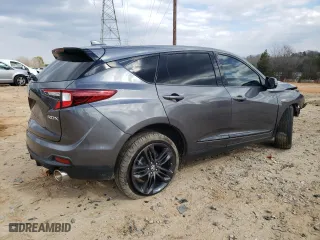 2019 Acura RDX w/A-Spec Pkg with VIN 5J8TC1H66KL014684, listed as a Copart auction lot 42556565 with 96,793 mi miles and Salvage Title. Bid and sale history available at carsss.com. Image 3.